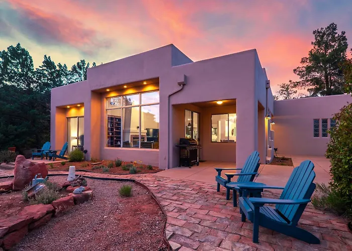 Dom wakacyjny Sanctuary With Unmatched Red Rock Views Private Hot Tub Sedona